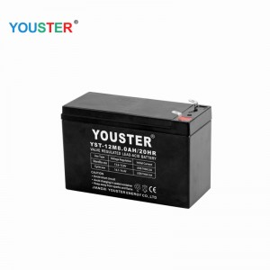 Youster Υψηλή χωρητικότητα συντήρηση δωρεάν12v8.0AH σφραγισμένη ηλιακή μπαταρία USP μολύβδου οξέος μπαταρία