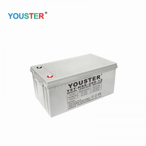 Youster AGM Deep Cycle Gel Gel Lead Acid Inverter 12V200AH Αποθήκευση Gel Solar Battery για οικιακή χρήση